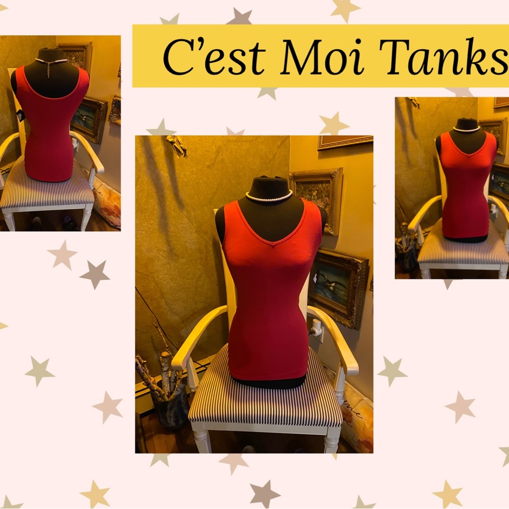 C’est Moi 2 in 1 beautiful reversible tank!